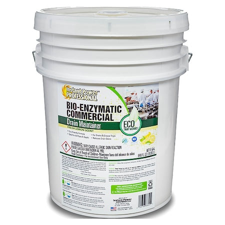 Commercial Drain Cleaner, Bkt, 5 gal, Liq