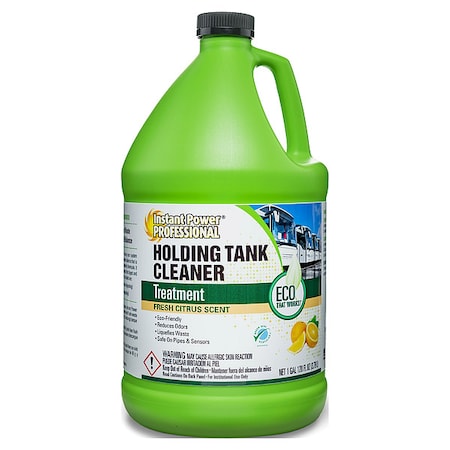 Holding Tank Cleaner And Treatment, 1 Gal Jug, Liquid, Clear Orange