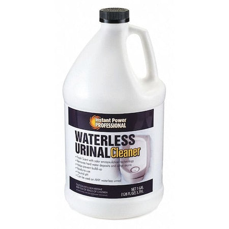Waterless Urinal Cleaner, Clear, 1 gal.