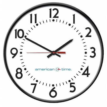 Clock,Steel Case,Analog,1-5/8"" D,110V