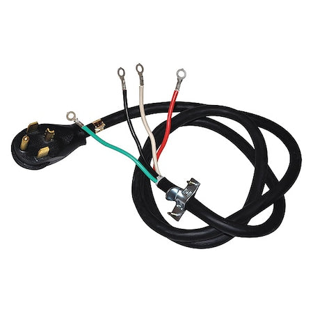 Four Wire 30-Amp Dryer Power Cord, 4 Ft
