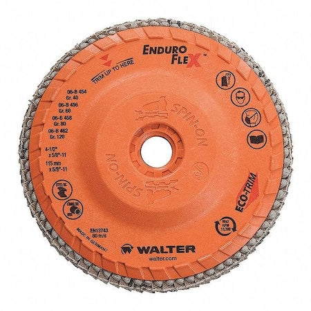 Flap Disc, Coarse, Grit 40, 4-1/2"Dia.