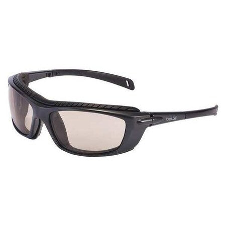 Baxter, Safety Glasses, Anti-Fog, Anti-Static & Anti-Scratch, CSP Lens, Black/Blue Frame