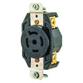 Locking Receptacle, L21-20R, 20 A, 120/208V AC, Three Phase, 4 Pole, Flush Mount, Screw Terminals