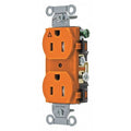 Straight Blade Receptacle, 5-15R, 15 A, 125V AC, 2 Pole, 3 Wire, Flush Mount, Isolated Ground
