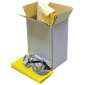 Spill Kit, 2 gal Volume Absorbed per Kit, 4 gal Capacity, Box, Yellow, 12