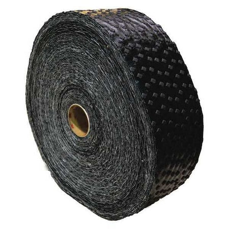 Pavement Marking Tape, Retroreflective Polymer, 40 yd Length, 6 in Width, 1/16 in Height, Black