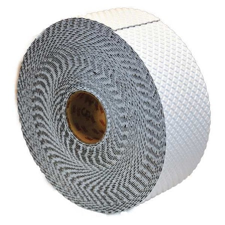 Pavement Marking Tape, Retroreflective Polymer, 80 yd Length, 8 in Width, 1/16 in Height, White