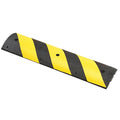 Speed Bump, Rubber, 3 in Height, 72 in Length, 4 lb, Black/Yellow