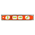 Torpedo Level, Aluminum, 12"L, 4 Vials