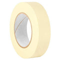 Masking Tape, 1 1/2 in W x 120 yd L, 4.4 mil Thick, Tan, Rubber Adhesive, 24 PK