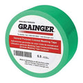 Masking Tape, 3/4 in W x 60 yd L, 5.5 mil Thick, Green, Rubber Adhesive, 48 PK