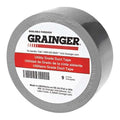 Duct Tape, Silver, 33 yd L, 1-7/8 in W, PK12