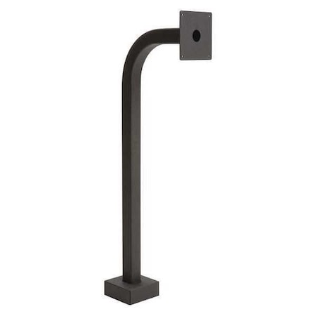 Gooseneck Pedestal, 36"H, Blk, Powder Coat
