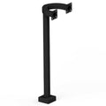 Dual Head Pedestal, 42"H, Powder Coat