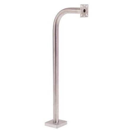 Gooseneck Pedestal, 42"H, Stainless Steel