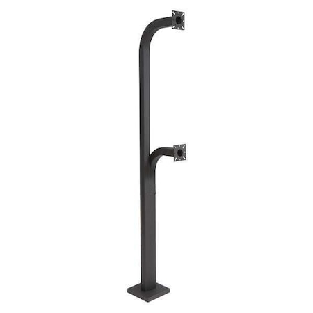 Dual Head Truck Pedestal, 72"H, 45 lb.