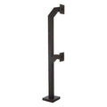 Dual Head Gooseneck Pedestal, 84"H, 80 lb.