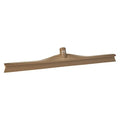 Floor Squeegee, Straight Blade, 24" L, Brn