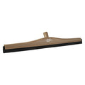 Floor Squeegee, Straight Blade, 24" L, Brn
