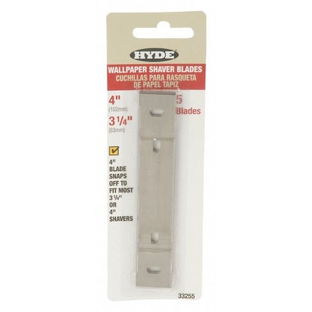 Replacement Blade, 4" Overall L, PK5
