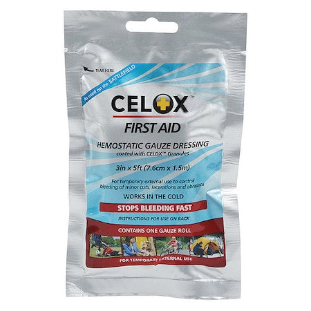 Gauze Roll, Sterile, Beige, Chitosan, Pouch