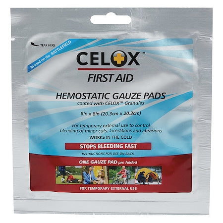Gauze Pad, Sterile, Beige, Chitosan, Pouch