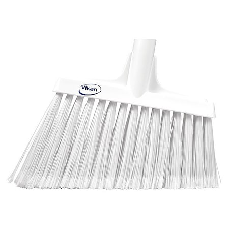 9 in Sweep Face Broom Head, Synthetic, White