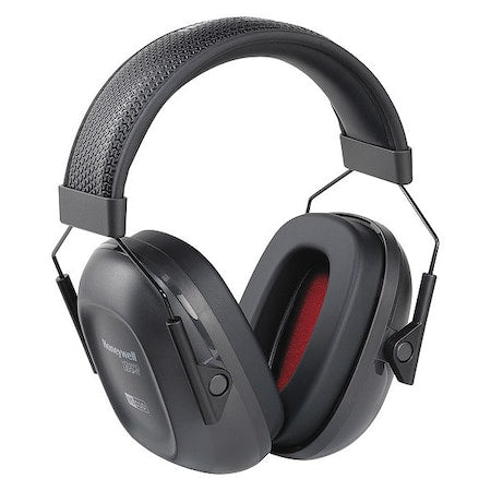 VeriShield Over-the-Head Ear Muffs, 24 dB NRR, Passive, General Purpose, Black