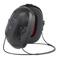VeriShield Behind-the-Neck Ear Muffs, 22 dB NRR, General Purpose, Black