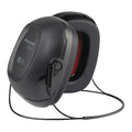 VeriShield Behind-the-Neck Ear Muffs, 25 dB NRR, Passive, General Purpose, Black