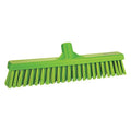 16 in Sweep Face Push Broom, Synthetic, Lime