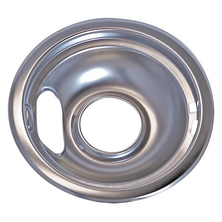 Silver Drip Bowl 8", Fits Whirlpool, PK6