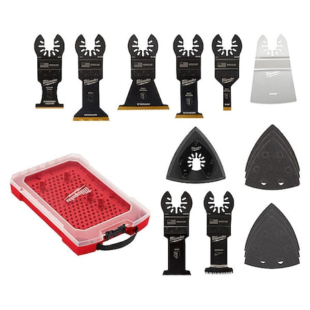 Oscillating Tool BladeSet, 8pcs, W-0.375"to2.5"