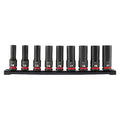 9 pc. SHOCKWAVE Impact Duty 1/2 in. Drive Metric Deep Well 6 Point Socket Set