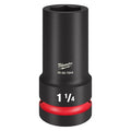 Impact Socket, Socket Size 1 1/4", Deep
