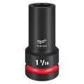 Impact Socket, Socket Size 1 1/16", Deep
