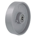 Caster Wheel, 9-7/8" dia., 2-3/8" W, Silver