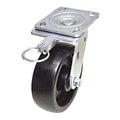 PlateCaster, Swivel, Polypropylene, 6 1/2"H