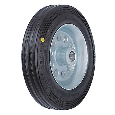 Caster Wheel, 4" dia., 1-3/16" W, Black