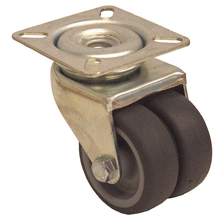 PlateCaster, Swivl, Polyurethane, 2 13/16"H