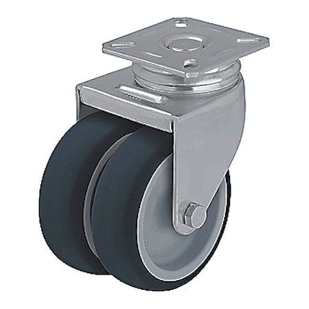 Plate Caster, 220 lb. Load Rating