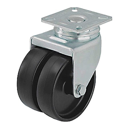 Plate Caster, 220 lb. Load Rating