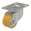 Plate Caster, Swivel, Polyurethane, 2 7/8"H