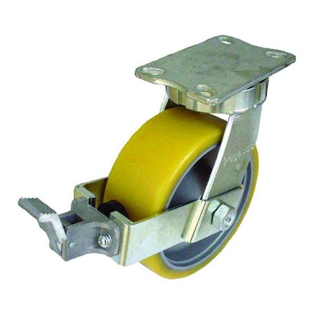 Plate Caster, 2000 lb. Load Rating