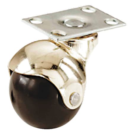 Plate Caster, 80 lb. Load Rating