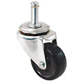 Stem Caster, Load Rating 90 lb., 2-9/16" H