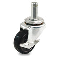 Stem Caster, Load Rating 90 lb., 2-9/16" H