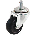 Stem Caster, Load Rating 90 lb., 2-9/16" H
