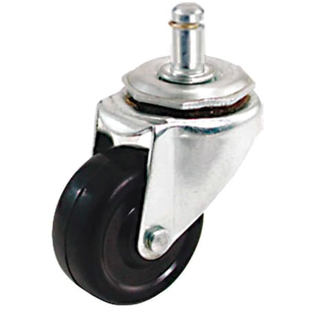 Stem Caster, Load Rating 90 lb., 2-9/16" H